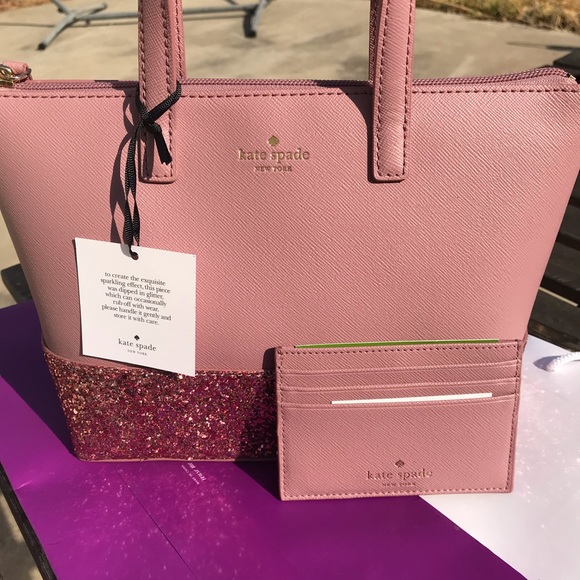 ➕SET Kate spade Ina Greta Court Satchel card case - Picture 7 of 8